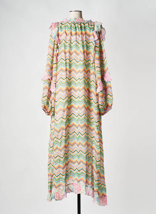 Rochie lungă verde SAK'S femeie