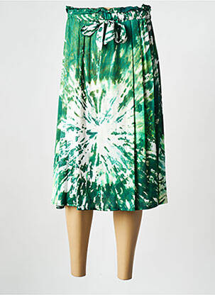 Fustă midi verde LA PETITE FRANCAISE femeie