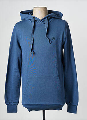 Hanorac albastru KNOWLEDGE COTTON APPAREL bărbat