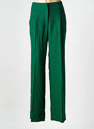 Pantalon larg verde ESSENTIEL ANTWERP femeie