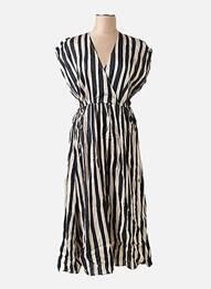 Rochie lungă negru MANGO femeie