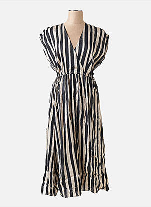 Rochie lungă negru MANGO femeie