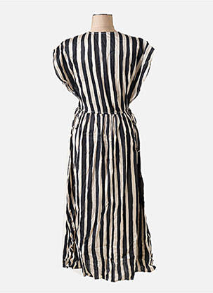 Rochie lungă negru MANGO femeie