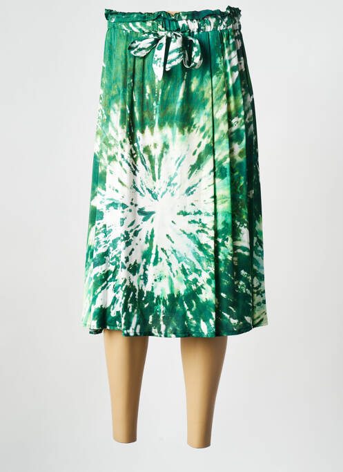 Fustă midi verde LA PETITE FRANCAISE femeie