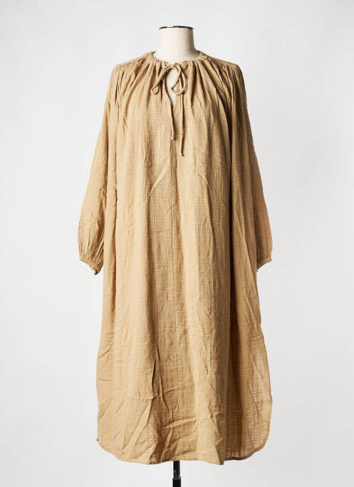 Rochie midi bej BELLE PIÈCE femeie