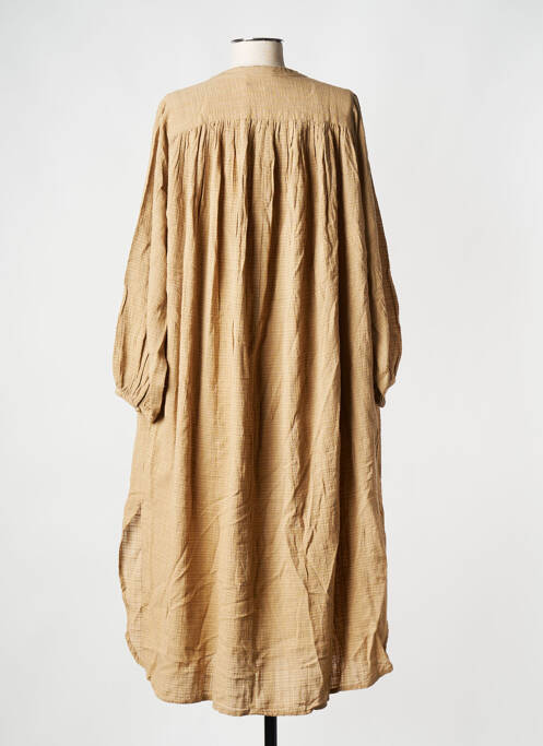 Rochie midi bej BELLE PIÈCE femeie