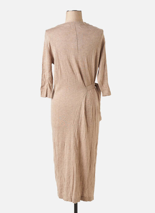 Rochie midi maro MANGO femeie