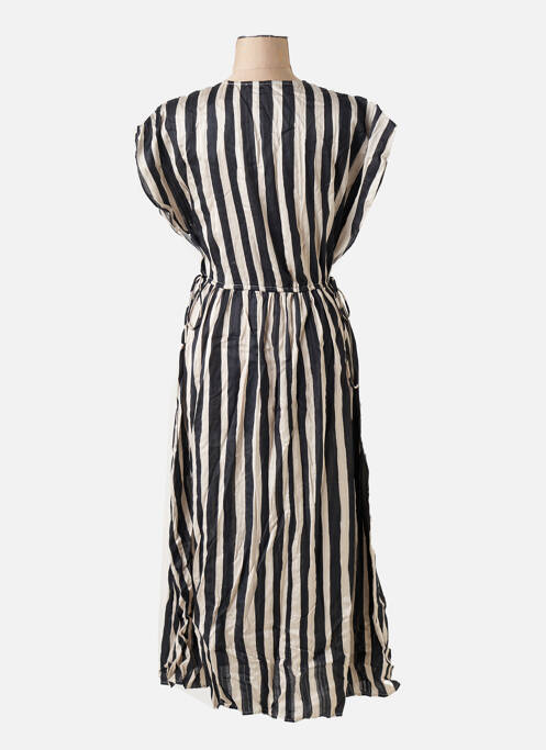 Rochie lungă negru MANGO femeie