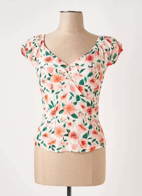 Top alb NAF NAF femeie