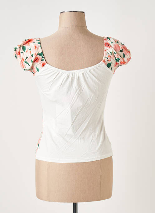 Top alb NAF NAF femeie