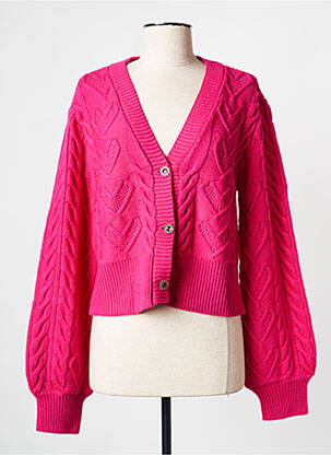 Vestă cu mâneci lungi roz TWINSET femeie