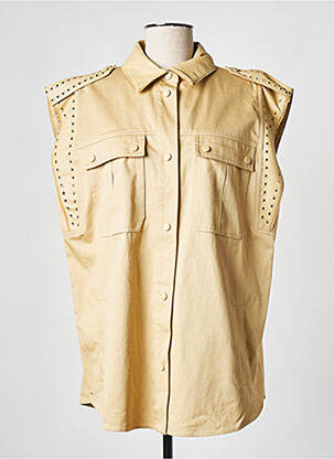 Vestă fără mâneci bej TWINSET femeie