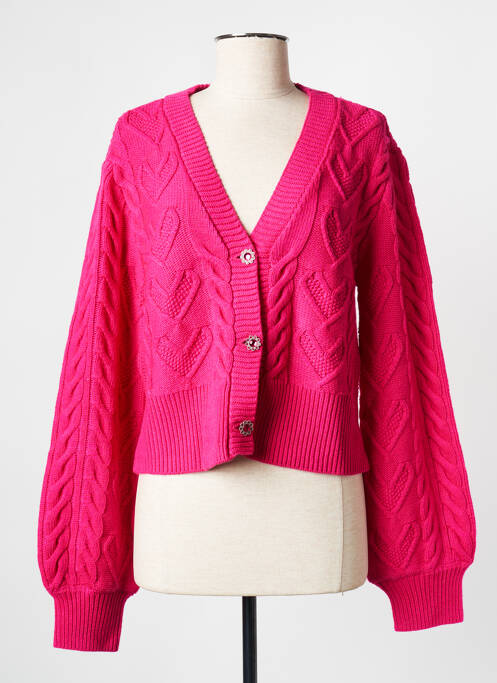 Vestă cu mâneci lungi roz TWINSET femeie