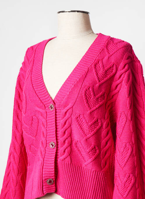 Vestă cu mâneci lungi roz TWINSET femeie