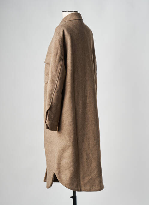 Palton lung bej OBJECT femeie