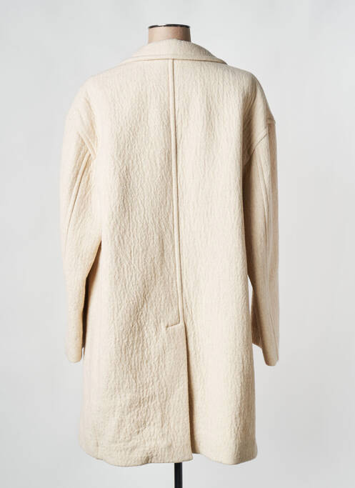 Palton lung bej POMANDERE femeie