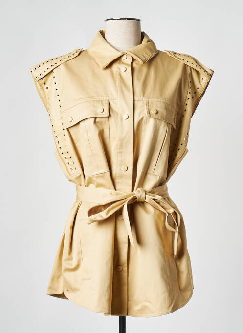 Vestă fără mâneci bej TWINSET femeie