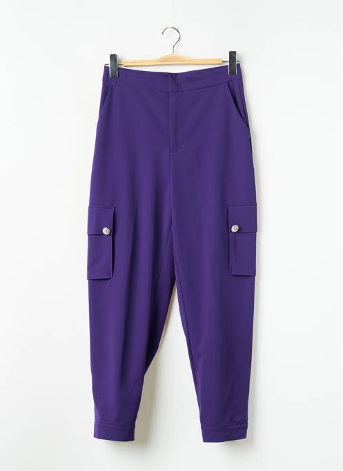 Pantalon larg violet TWINSET femeie