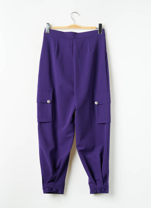 Pantalon larg violet TWINSET femeie