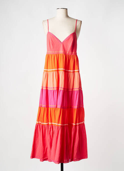 Rochie midi roz TWINSET femeie