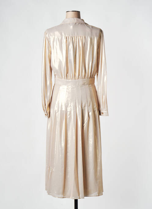 Rochie midi auriu PINKO femeie