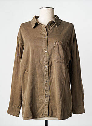 Cămașă maro VILA femeie