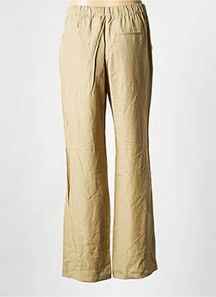 Pantalon drept bej SAMSOE & SAMSOE femeie