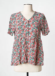Top roșu PIECES femeie