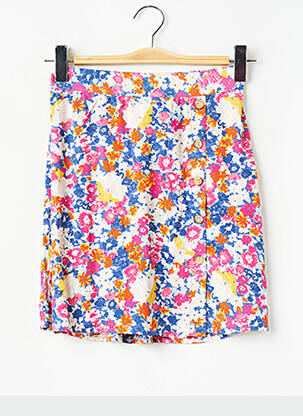 Fustă scurtă roz PIECES femeie