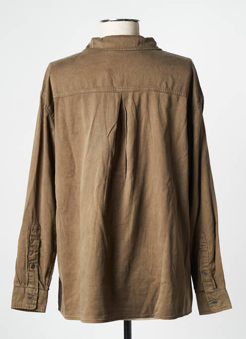 Cămașă maro VILA femeie