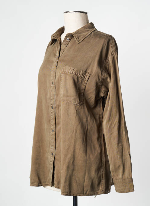 Cămașă maro VILA femeie