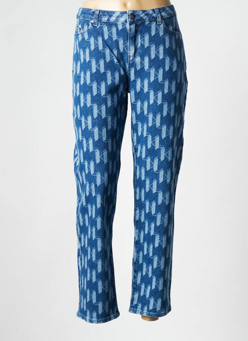 Blugi cu croială dreaptă albastru KARL LAGERFELD femeie