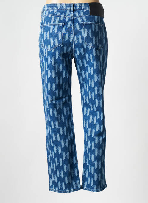 Blugi cu croială dreaptă albastru KARL LAGERFELD femeie