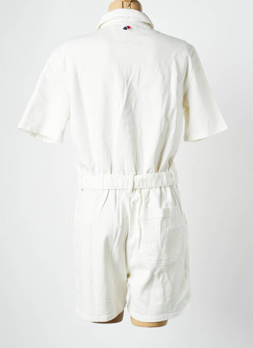 Salopetă scurtă alb LA PETITE FRANCAISE femeie