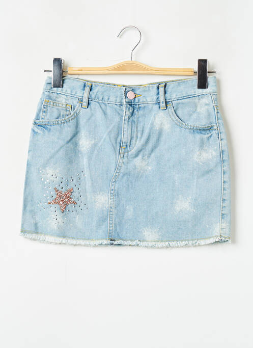 Fustă scurtă albastru GUESS fată