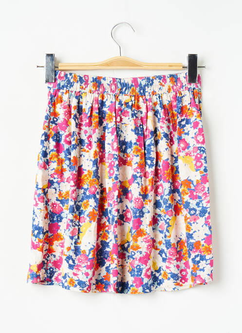 Fustă scurtă roz PIECES femeie