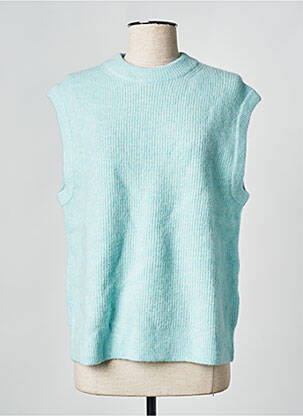 Pulover albastru SAMSOE & SAMSOE femeie