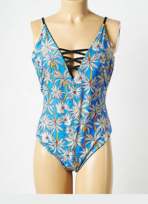 Costum de baie dintr-o singură piesă albastru WILD femeie