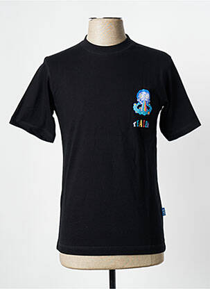Tricou negru TEALER bărbat