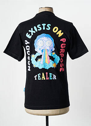 Tricou negru TEALER bărbat