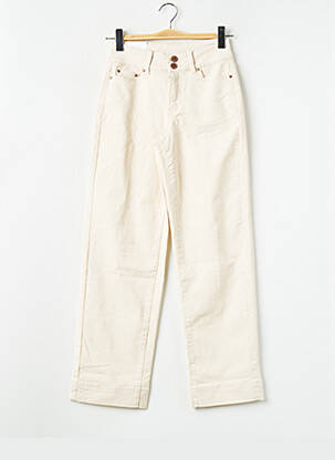 Blugi cu croială dreaptă bej VILA femeie