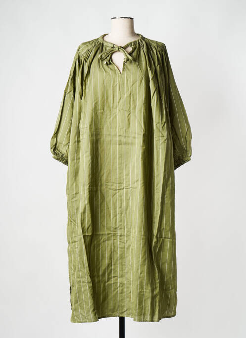 Rochie midi verde BELLE PIÈCE femeie