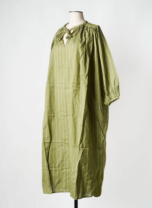 Rochie midi verde BELLE PIÈCE femeie