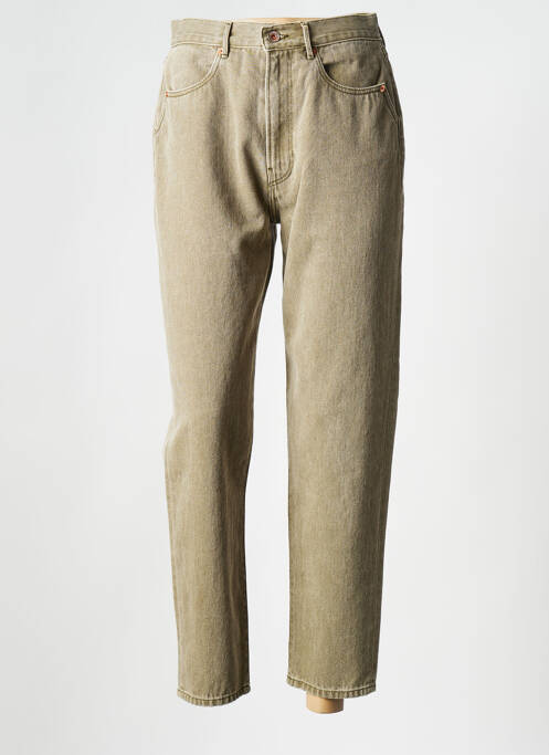 Blugi cu croială dreaptă verde BELLEROSE femeie