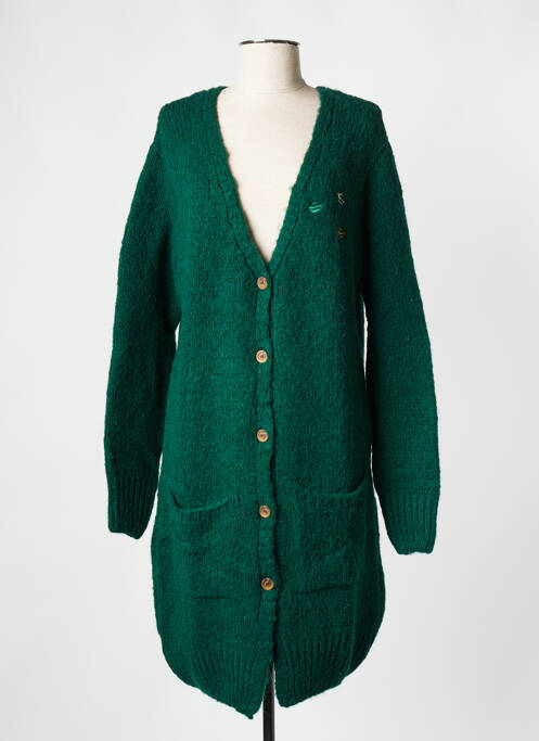 Vestă cu mâneci lungi verde BOBO CHOSES femeie