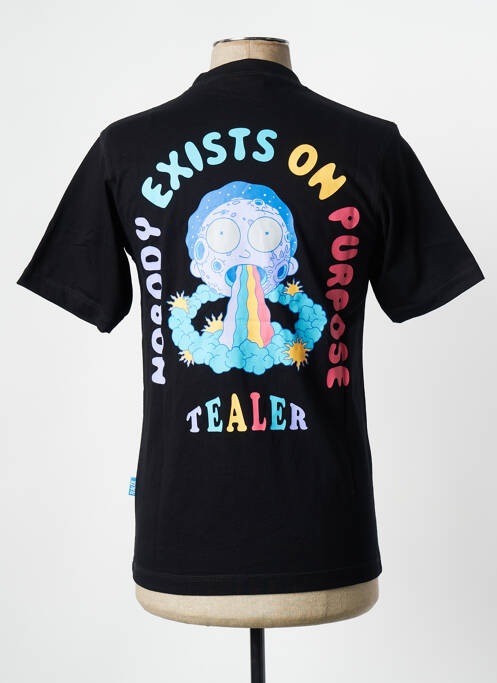 Tricou negru TEALER bărbat