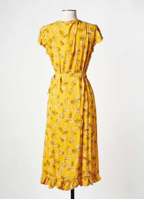 Rochie midi galben VILA femeie