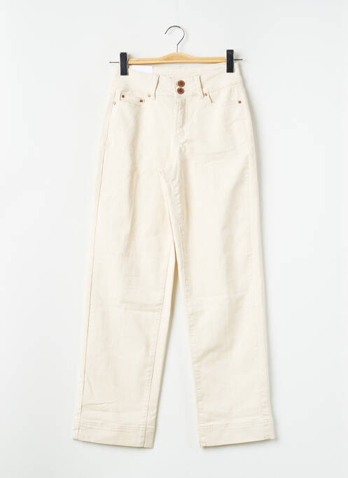 Blugi cu croială dreaptă bej VILA femeie