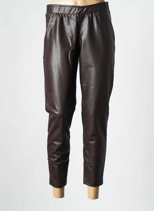 Pantalon slim maro MAT FASHION femeie