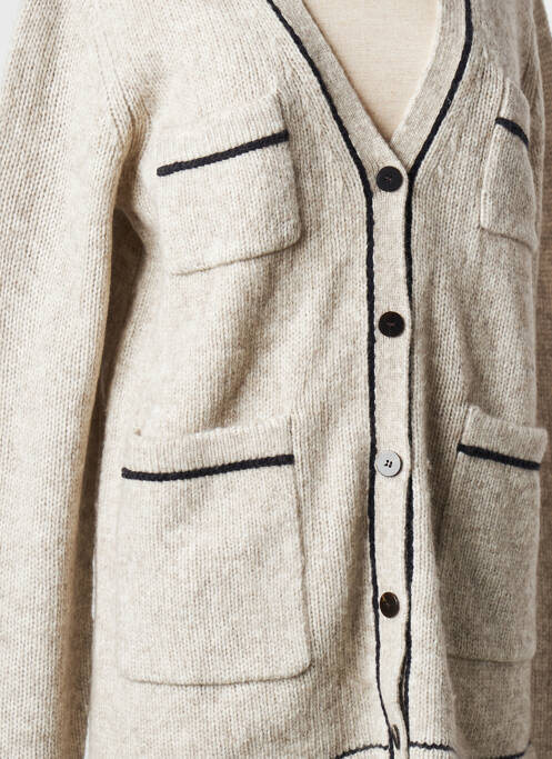 Vestă cu mâneci lungi gri THEORY femeie